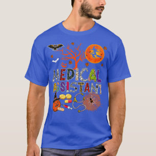 Medical Assistant Halloween Zombie Costume Scary P T-Shirt