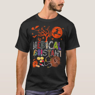 Medical Assistant Halloween Zombie Costume Scary P T-Shirt