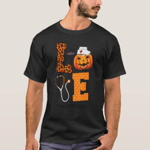 Medical Assistant Love Halloween Nursing Pumpkin S T-Shirt