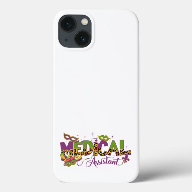 Medical Assistant - Mardi Gras Case-Mate iPhone Case (Back)