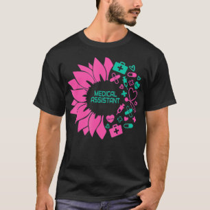 Medical Assistant Medical Flower Cute Nurse CHRIST T-Shirt