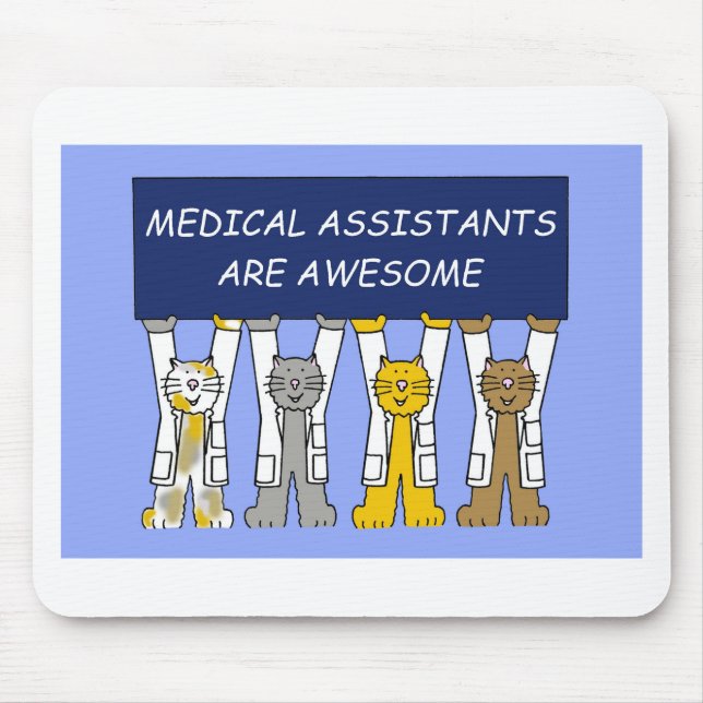 Medical Assistants are Awesome Mouse Pad (Front)