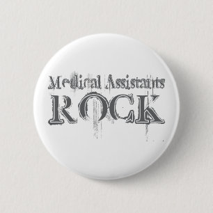 Medical Assistants Rock 2 Inch Round Button