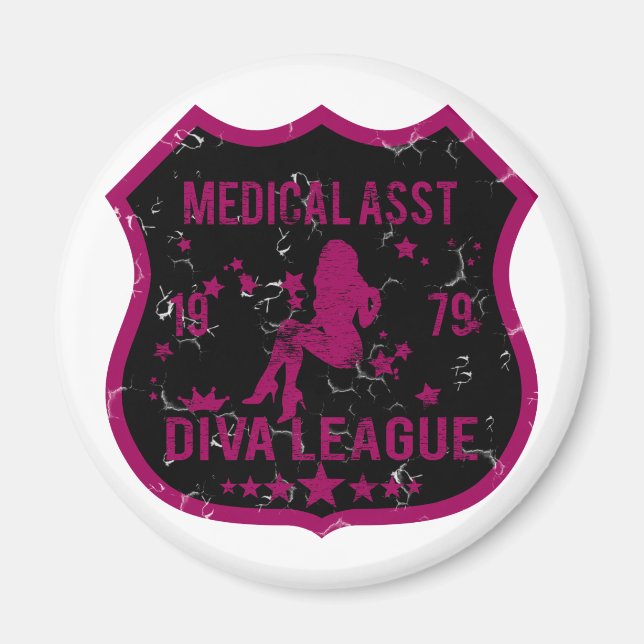 Medical Asst Diva League Magnet (Front)