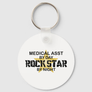 Medical Asst Rock Star Keychain