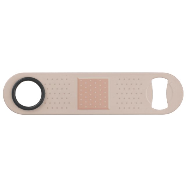 Medical Band-Aid Plaster - Bottle Opener Bar Key (Front (Horizontal))