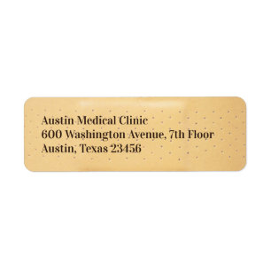 Medical Bandage Return Address Labels