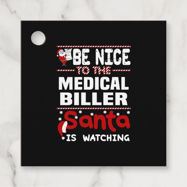Medical Biller Favour Tags (Front)