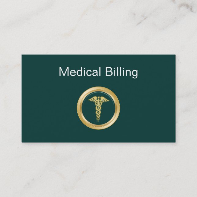 Medical Billing Business Cards (Front)