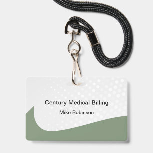 Medical Billing Office Staff Modern Name Badges