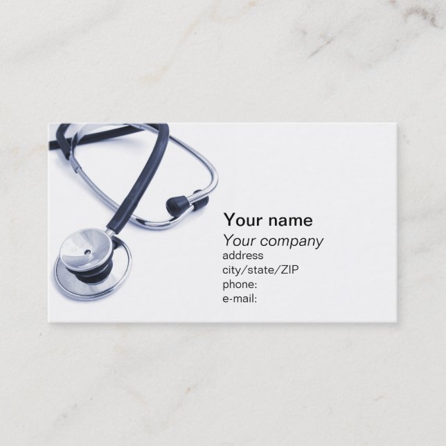 Medical business card (Front)