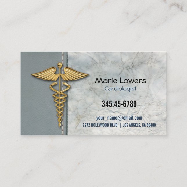 Medical business card. business card (Front)