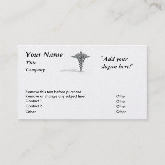 Medical Business Card template II