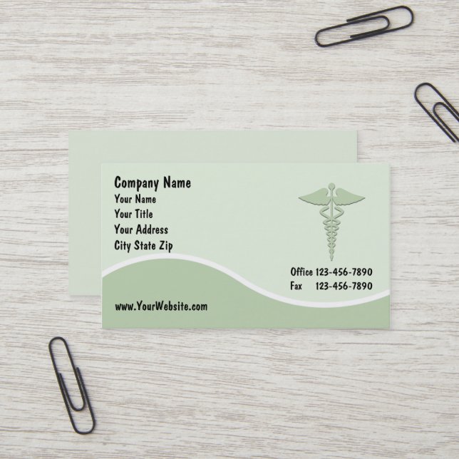 Medical Business Cards (Front/Back In Situ)
