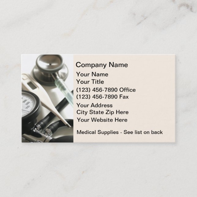 Medical Business Cards (Front)