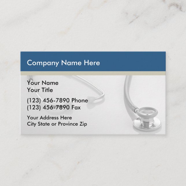 Medical Business Cards (Front)