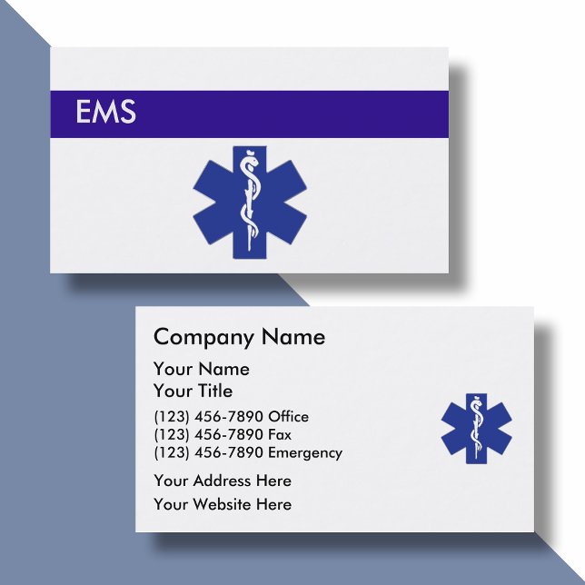 Medical Business Cards EMS (Creator Uploaded)