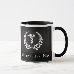 Medical Caduceus Laurel Mug