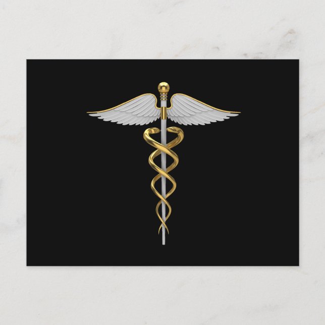 Medical - Caduceus - Postcard - SRF (Front)