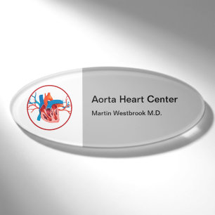 Medical Centre Cardiologist Name Tags