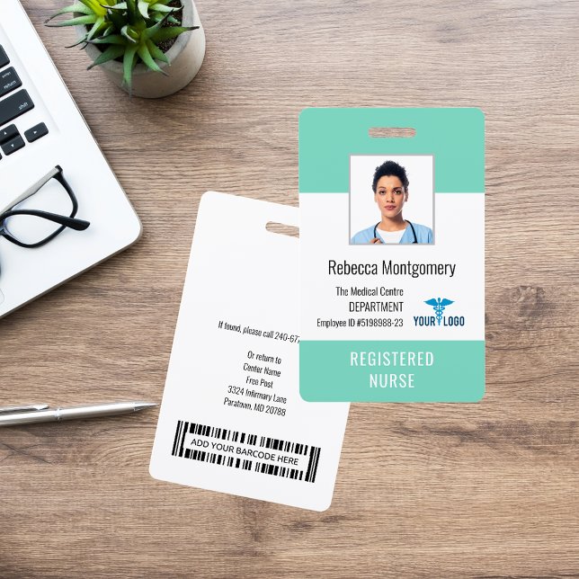 Medical Centre Employee Nurse Photo ID Badge (Medical Center Employee Nurse Photo ID Badge)