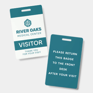 Medical Centre Hospital Visitor Pass ID Badge