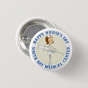 Medical Centre Nurse's Day  1 Inch Round Button