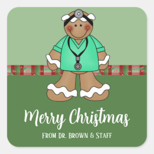 Medical Christmas Stickers