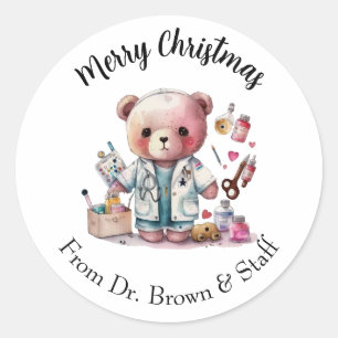 Medical Christmas Stickers