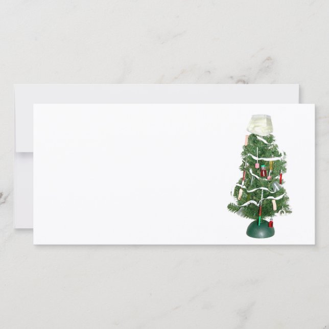 Medical Christmas tree Holiday Card (Front)