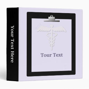 Medical Clipboard Caduceus Custom Binder