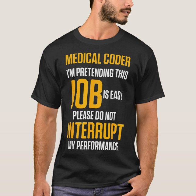 Medical Coder Biller Coding _5  T-Shirt (Front)