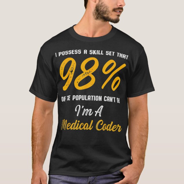 Medical Coder Biller Coding _61  T-Shirt (Front)