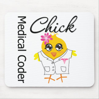 Medical Coder Chick Mouse Pad