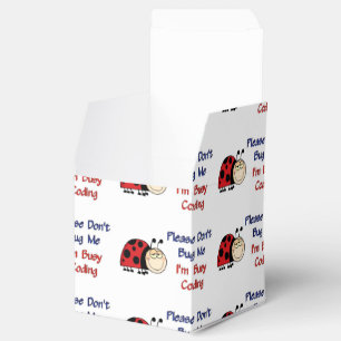 Medical Coder Ladybug2 Favor Box