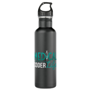 Medical Coder Life Assistant ICD Coding Programmer 710 Ml Water Bottle
