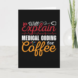 Medical Coder Medical Coding Coffee ICD Coding Card