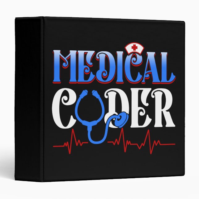 Medical Coder Medicare Coding Medical Binder (Front/Spine)