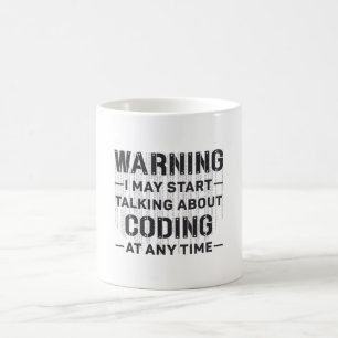 Medical Coder Warning I May Start Coding Gift Coffee Mug