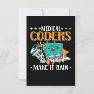 Medical Coders Make It Rain Card