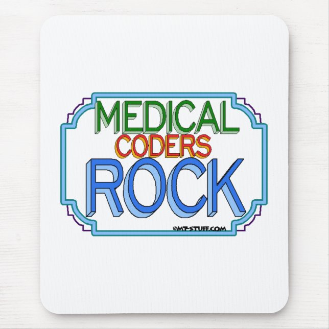 Medical Coders Rock Mouse Pad (Front)