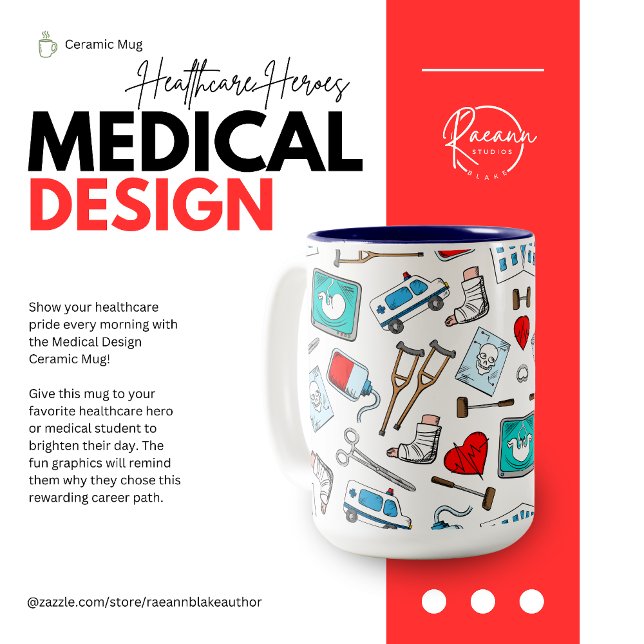 Medical Design Ceramic Mug (Creator Uploaded)