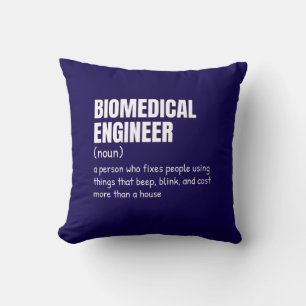 Medical Device Engineer Funny Definition Throw Pillow