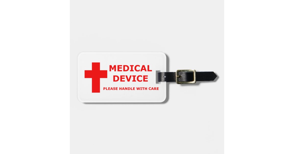 Medical Device Equipment Luggage Tag Zazzle medical-device-equipment-luggage-tag-zazzle