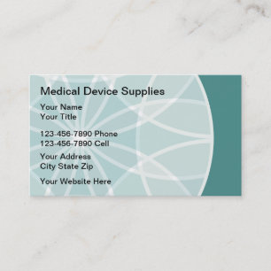 Medical Device Suupplies Business Card