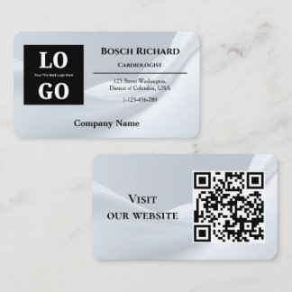Medical Doctor Business Card Custom Logo Premium