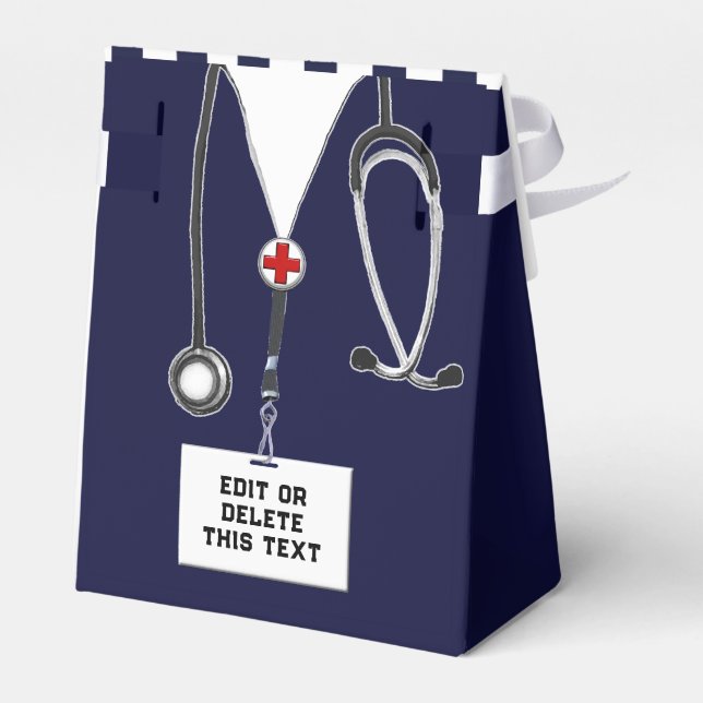 Medical Doctor Favor Box (Back Side)
