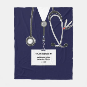 Medical Doctor Fleece Blanket