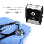 Medical Doctor Health Professional Signature Name Self-inking Stamp<br><div class="desc">Medical Doctor Health Professional Signature Personalized Name Self Inking Rubber Stamp features your name,  professional title,  department,  or additional information with the option to add your personal signature or image. Perfect for doctors and medical professionals. Designed by ©Evco Studio www.zazzle.com/store/evcostudio</div>