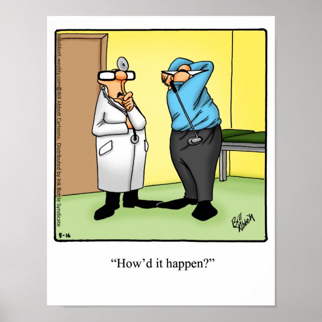 Medical/Doctor Humour Poster Gift (Front)